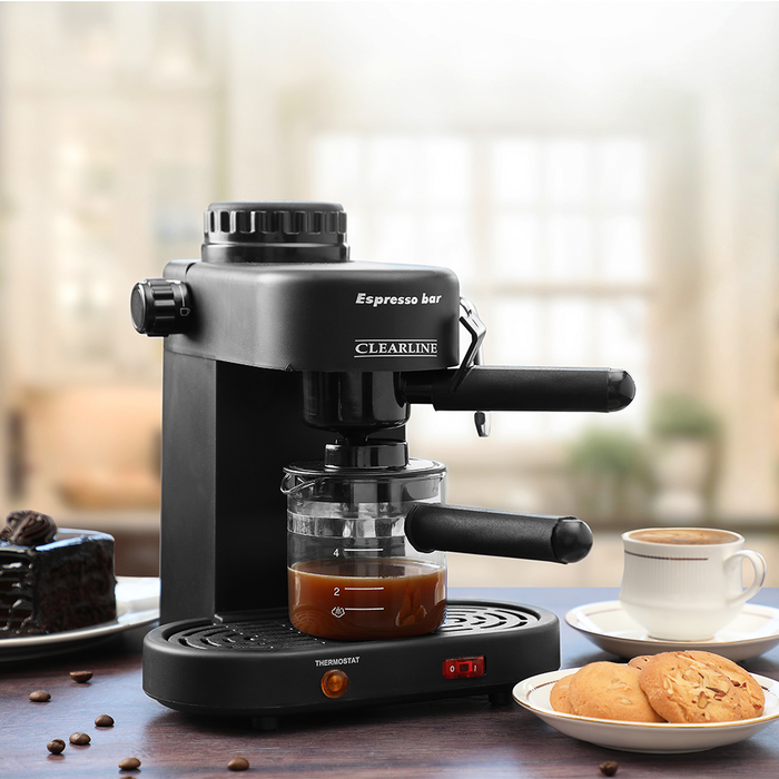 Espresso Coffee Maker - Cappuccino Maker - Coffee Machine - 1 Year Warranty