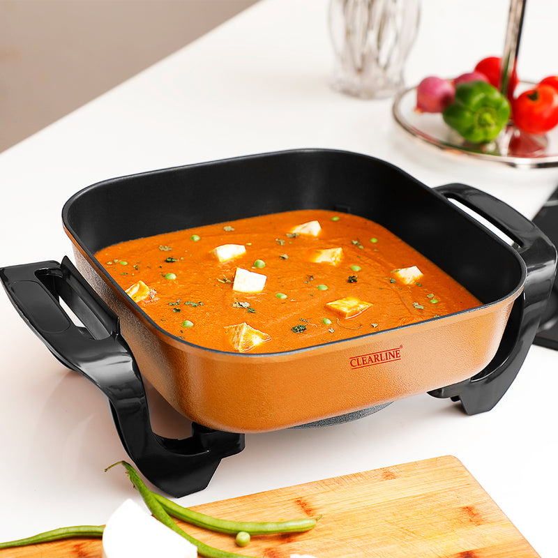 Multi-Functional Electric Pan - Make Curries/Pizza/Fry Vegetables and more...