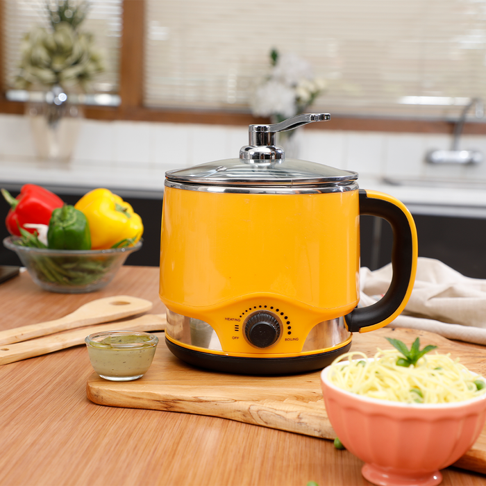 Yellow kettle outlet