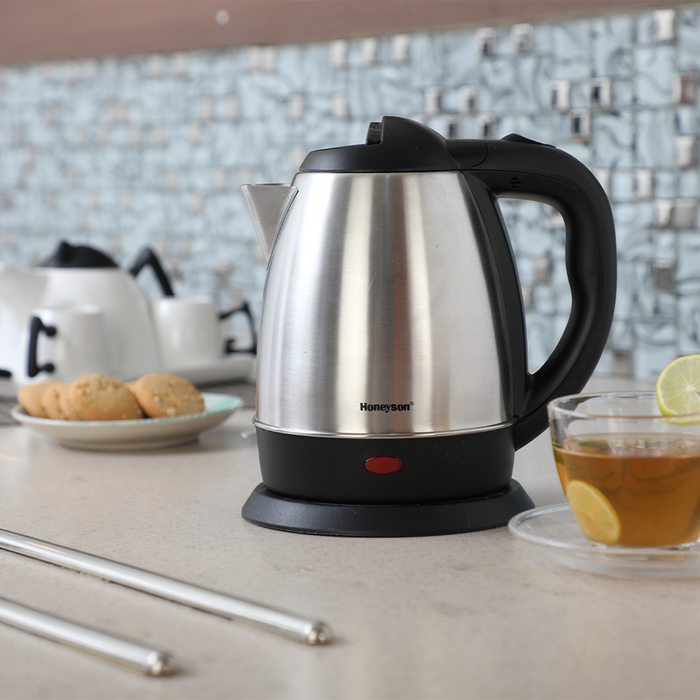 Stainless steel electric outlet tea kettle