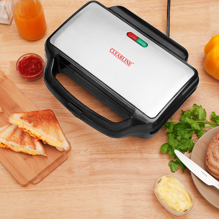 Gas Grill Sandwich Maker Orange Aluminium Grill Non Stick Toast