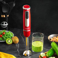 Clearline Electric Blender 500W - Blend Diva - 500W Electric Hand Blender - 2 settings (RED COLOUR)