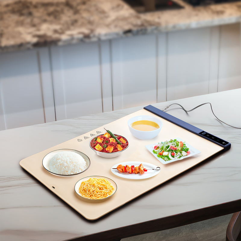 Clearline Flexible Food Warming Mat - Foldable and Easy to Store - 716mm x 420mm - 400W - 40 to 100 degree (C) temperature control - 0 to 6 hour timer