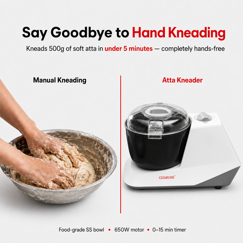 Dough Maker / Atta Kneader Machine with Non-Stick Bowl (DM01)