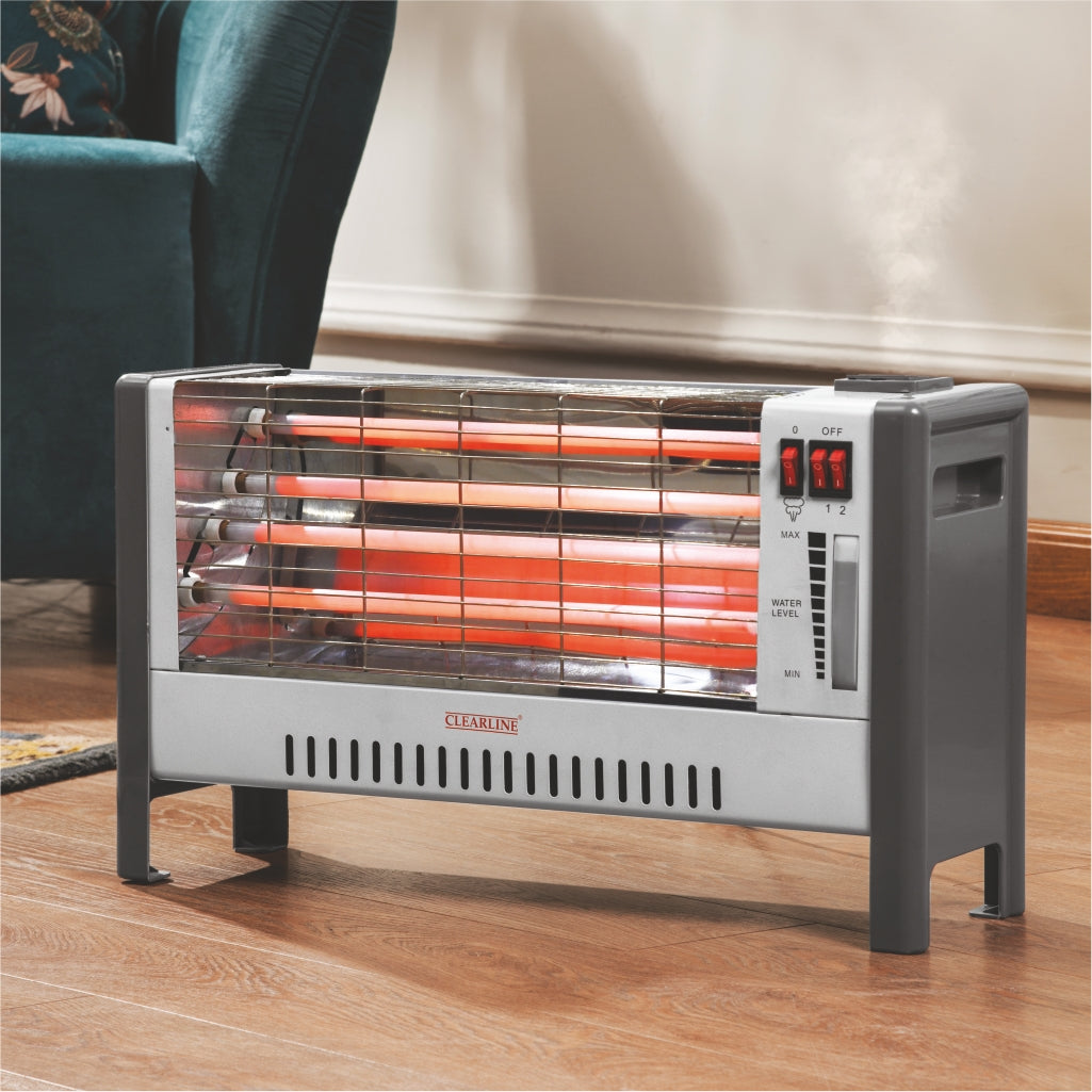Quartz Heater With Humidifier 2000W (QH2000 H) — CLEARLINE