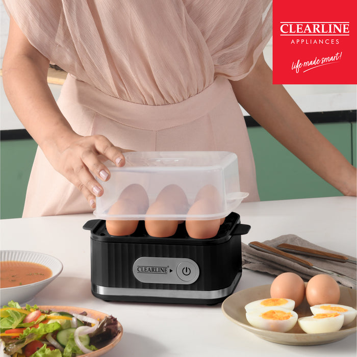 Clearline Egg Boiler with free Egg Poaching Tray (EB-01)