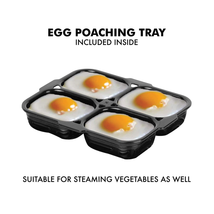 Clearline Egg Boiler with free Egg Poaching Tray (EB-01)