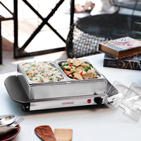 Food Warmer Cum Buffet Server (2 X 1.5L) - FWBS 01 (S)